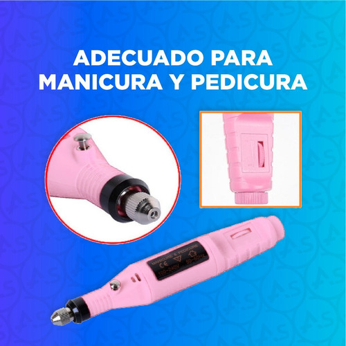 Imagen 4 de 10 de Torno Profesional Para Pedicuria Manicuria Uñas Esculpidas