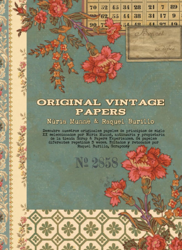 Libro: Original Vintage Papers Vol 1: 24 Diseños Diferentes 