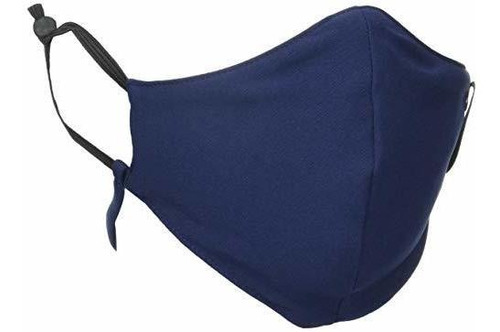 Black Halo Women's Solid Navy Face Mask, One Size