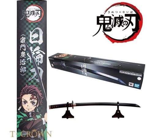 Imagen 2 de 9 de Proplica Nichirin Sword Tanjiro Demon Slayer Kimetsunoyaiba