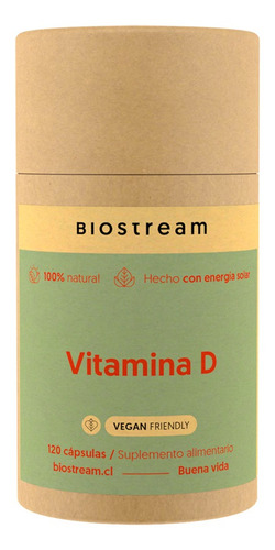 Vitamina D 800ui Vegana 120 Cápsulas