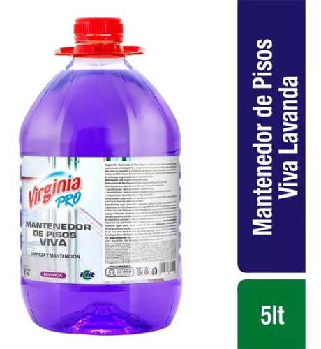 Mantenedor De Pisos Viva Lavanda 5 Lts Bidón