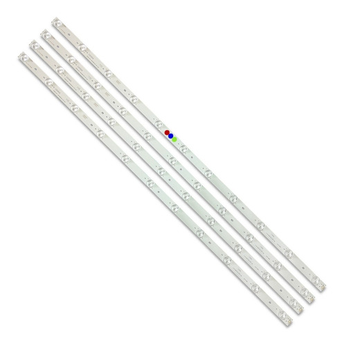 Imagen 1 de 4 de Kit Leds Hisense 40d37 (4tiras 11leds) - Aluminio, Nuevo