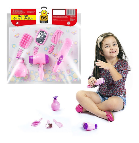 Kit De Beleza Infantil Girls In Action - Bs Toys