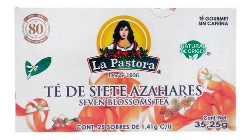 Té De 7 Azahares La Pastora 25 Sobres