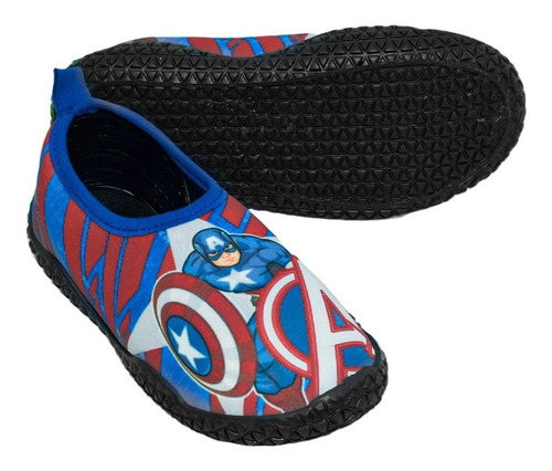 Zapato Acuatico Sandalia Agua Infantil Disney Marvel Capitan