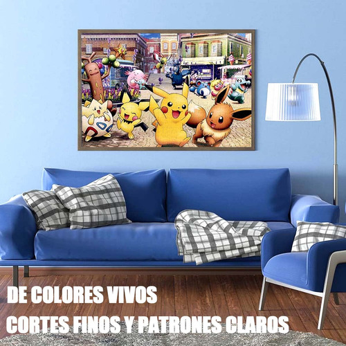 Rompecabezas 1000 Piezas Diseño De Pikachu