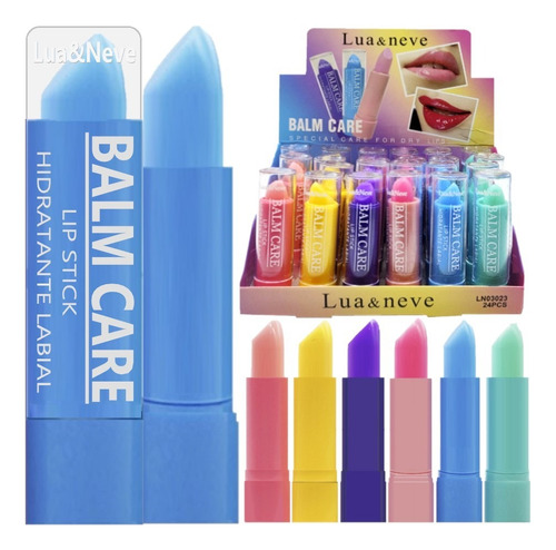 Lip Balm Hidratante Labial - 24 Unidades Atacado