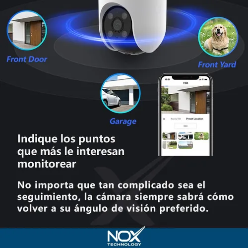 Combo X 2 Camara De Seguridad Wifi Ezviz H8c 4mp 2k+ Mem 32g