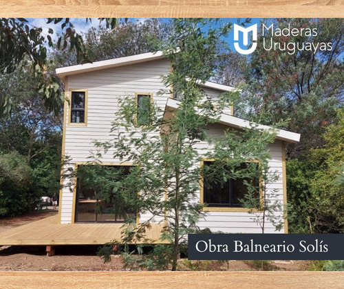 Cabañas Casas En Madera Decks Construcción Carpintero Piria.
