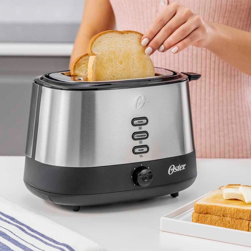 Tostadora Oster® 2 Rebanadas En Acero Inoxidable Tssttr500