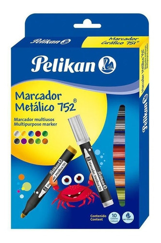 Sta Metálico marcador Impermeable 10 Colores 1mm Viñeta-Reino Unido vendido!