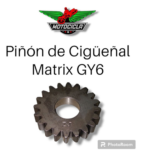 Piñon De Cigueñal Moto Matrix Gy6