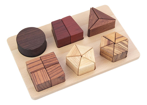 Rompecabezas De Forma De Madera Juguete De Clasificación De