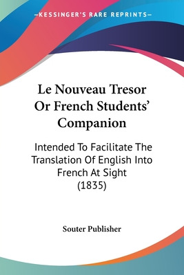 Libro Le Nouveau Tresor Or French Students' Companion: In...