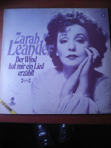 Disco Lp Zarah Leander / Der Wind Hat Mir Ein Lied Erzählt