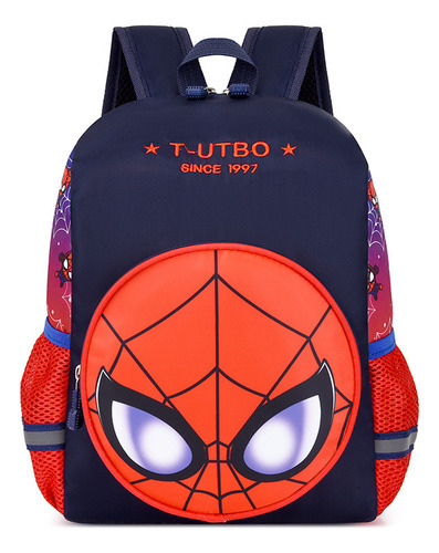 Mochila De 2 A 6 Años Para Niños Y Niñas Con Dibujos Animado Color Spider Man