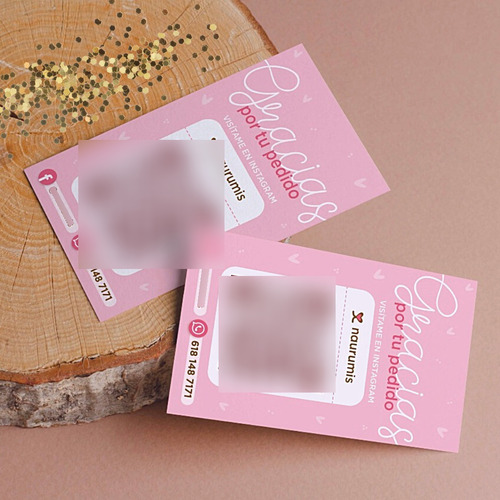 40 Tarjetas Personalizadas Código Qr Gracias Presentación