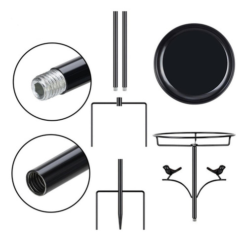 Alimentador De Aves Accesorios De Baño De Aves 48 Pulgadas