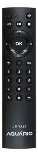 Controle Remoto Para Conversor Digital Aquário Dtv-9000