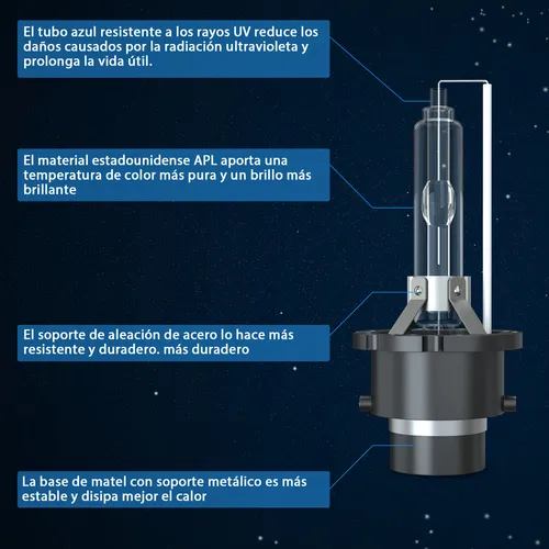 2024 6000k 35w Focos D2s Hid Luz Alta Y Baja Para
