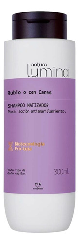 Natura Shampoo Violeta Matizador Cabello Rubio O Con Canas