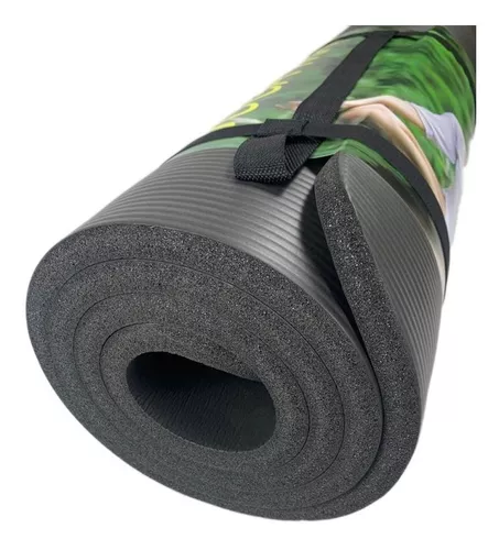 Esterilla de yoga - Esterilla de fitness antideslizante - Negro