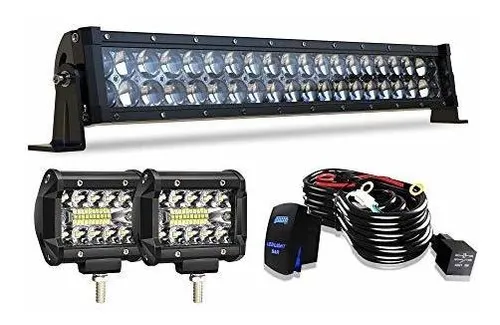 Barras De Luz - Turbo Sii 22 Barra De Luces Led 5d 120w Foc