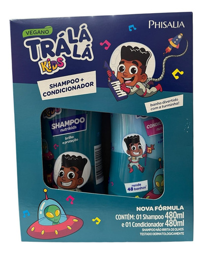 Kit Shampoo + Condicionador 480ml - Trá Lá Lá Nutrikids