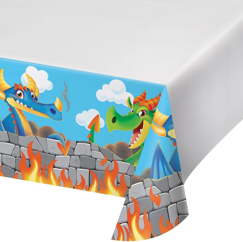 Mantel De Plástico Con Estampado De Bordes De Creative Conve