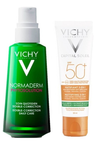 Combo Vichy Capital Soleil 3en1+ Normaderm Phytosolution