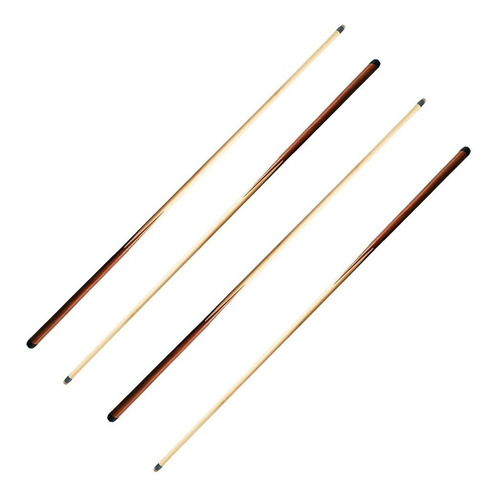 Set De 4 Tacos De Billar Uso Rudo De Maple Una sola pieza