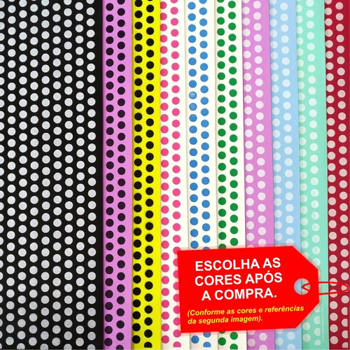 Imagem 1 de 4 de Folha De Eva Estampado Poá Fashion 40x60cm - 5 Unidades