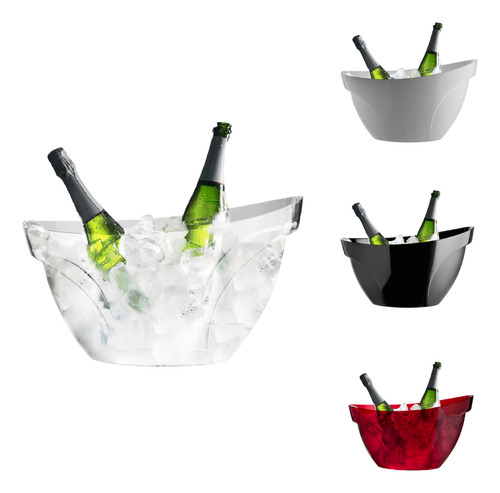 Balde Para Combo De Bebidas 12l Luxo Acrílico Resistente