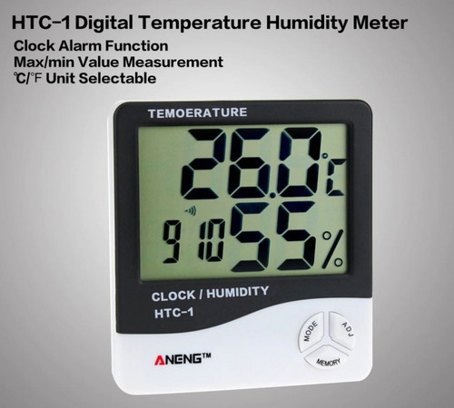 Imagen 3 de 6 de Medidor Humedad Digital Termometro Higrometro Temperatura H1