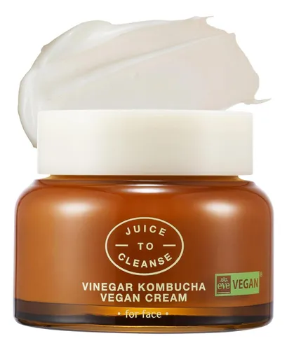 Jugo Para Limpiar Vinagre Kombucha Crema Vegana ' Hidratante
