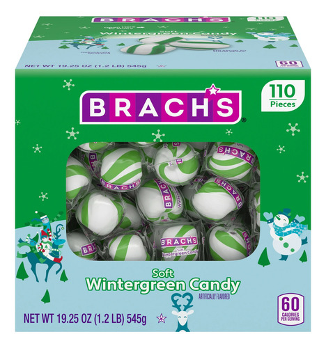 Brach's Soft Wintergreen Candy 545g Americano