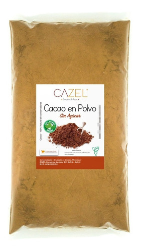 Imagen 1 de 4 de Cacao En Polvo Cocoa 100% Natural Oaxaca Artesanal 2kg