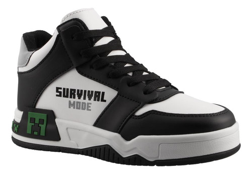 Sneaker Deportivo 140618pv Polipiel Fiesta Jogger Minecraft