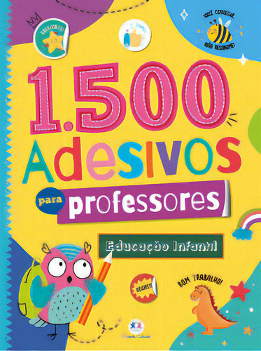 1500 Adesivos Para Professores - Educação Infantil, De Shutterstock. Editora Ciranda Cultural, Capa Mole, Edição 1 Em Português, 2023