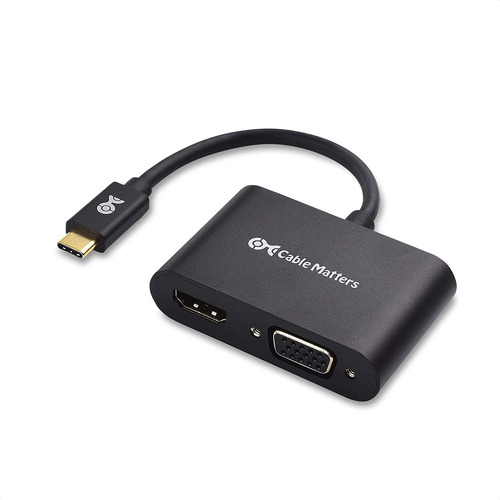 Cable Matters Adaptador De Aluminio Usb C A Hdmi Vga