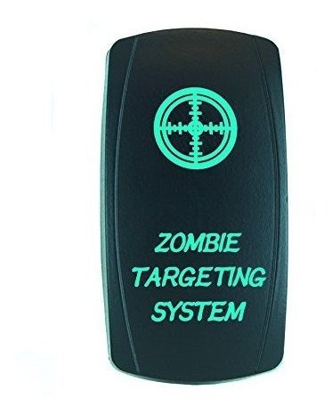 Laser Backlit Verde Rocker Switch Zombie Targeting 20 12