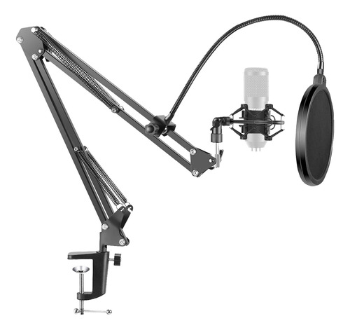 Kit Soporte Para Microfono Condensador Brazo Antipop Y Araña