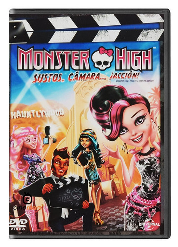 Monster High Sustos Cámara Acción Pelicula Dvd
