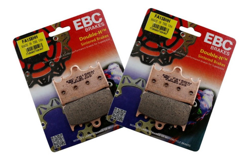 Kit Pastilhas Freio Ebc Fa158hh Diant Bandit 1200 07-08 1250