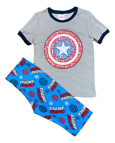 Pijama Para Niño Capitan  America Diferentes Modelos