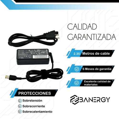 Cargador Para Lenovo Adlx45nlc3a Adlx45ncc3a Adlx45ndc3a Negro