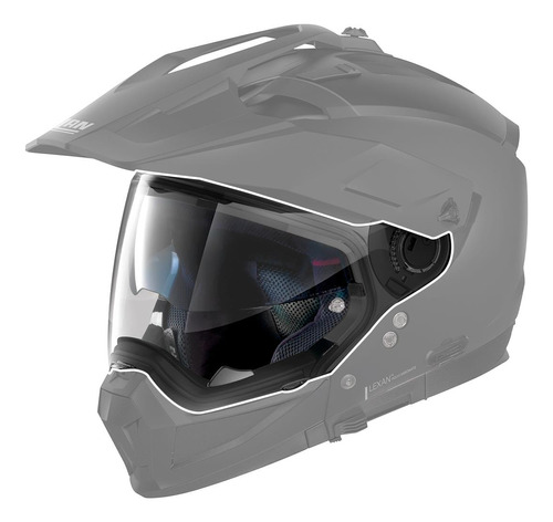 Repuesto Visor Casco Nolan N70-2x L-xl-xxl-xxl Clear Large