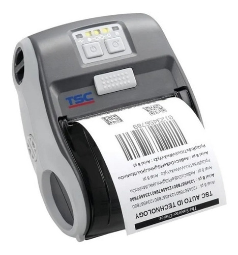Impresora Móvil De Ticket Y Etiquetas Tsc Alpha 3r Bluetooth Color Gris