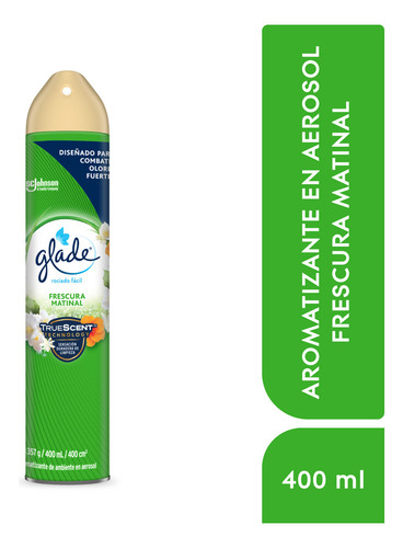 Glade Aromatizante 345g/ 400ml Frescura Matinal